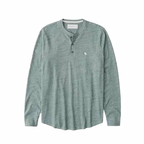 Лонгслив Abercrombie & Fitch, размер XXL, зеленый