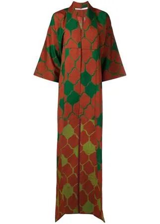 A.N.G.E.L.O. Vintage Cult пальто-кимоно 1990-х годов с геометричным узором
