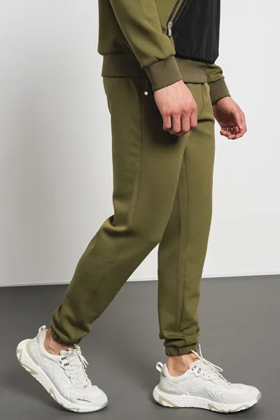 Спортивные брюки с контрастной талией Karl Lagerfeld, зеленый