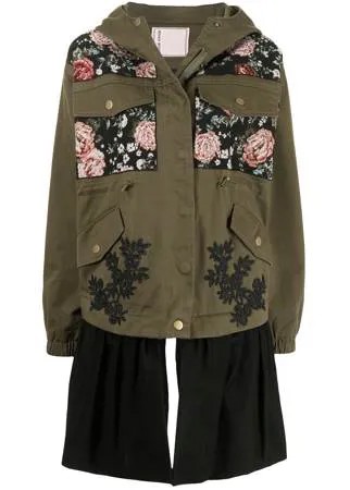 Antonio Marras куртка в стиле милитари с капюшоном