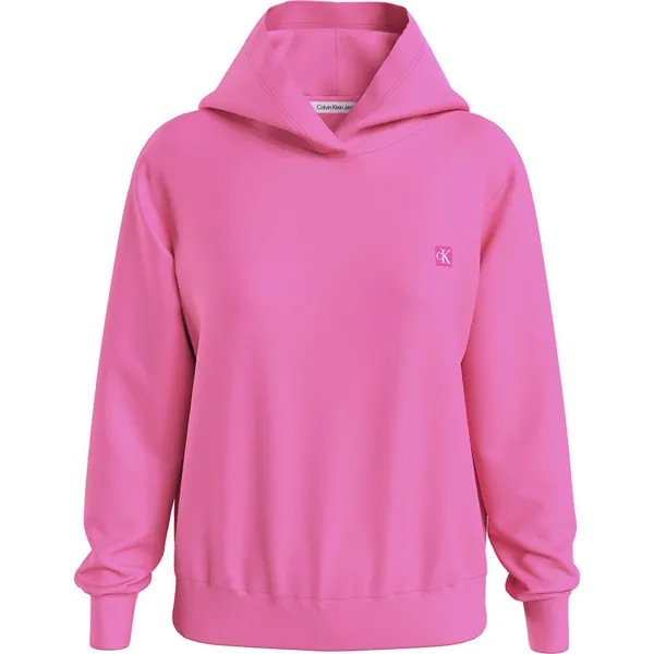 Худи Calvin Klein Jeans Embro Badge, розовый