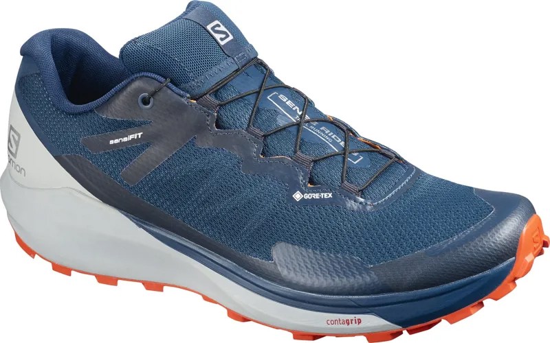 Кроссовки мужские Salomon SENSE RIDE 3 GTX INVIS. FIT оранжевые 7.5 UK