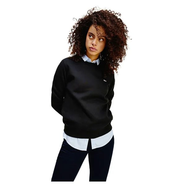 Толстовка Tommy Jeans Regular Fleece, черный