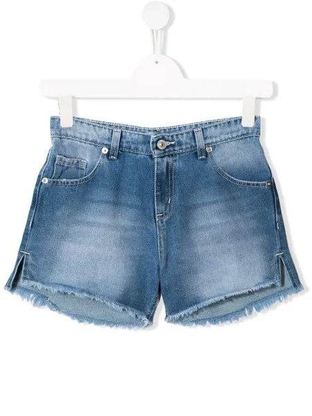 Chiara Ferragni Kids джинсовые шорты 'Flirting'
