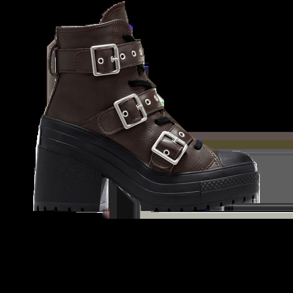Кроссовки Chuck 70 De Luxe Heel Leather High, цвет Buckle - Fresh Brew