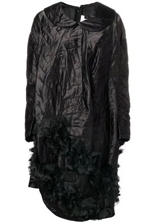 Comme Des Garçons Comme Des Garçons quilted asymmetric hem dress