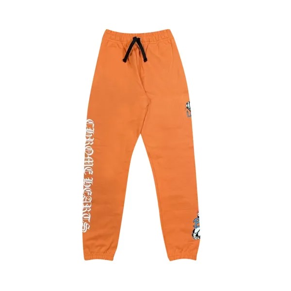 Спортивные штаны Chrome Hearts x Matty Boy PPO Link & Build, оранжевые
