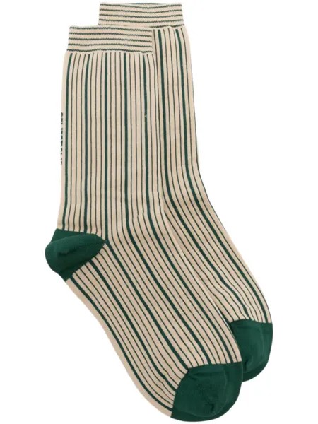 Jacquemus носки Les Chaussettes Pablo в полоску, нейтральный цвет
