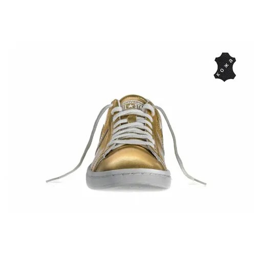 Кожаные кеды Converse PL LP 555946 цвет золотой (37.5)