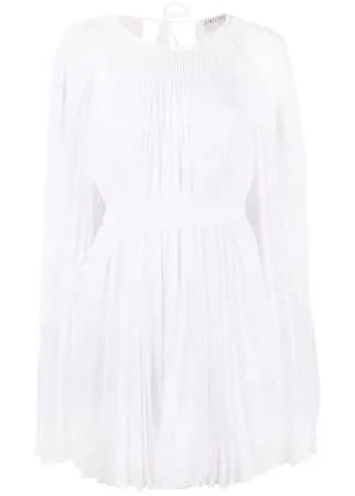 Emilio Pucci платье из ткани жоржет с кейпом