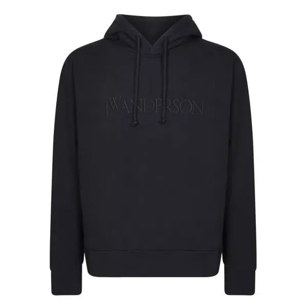 Футболка cotton hoodie J.W. Anderson, черный