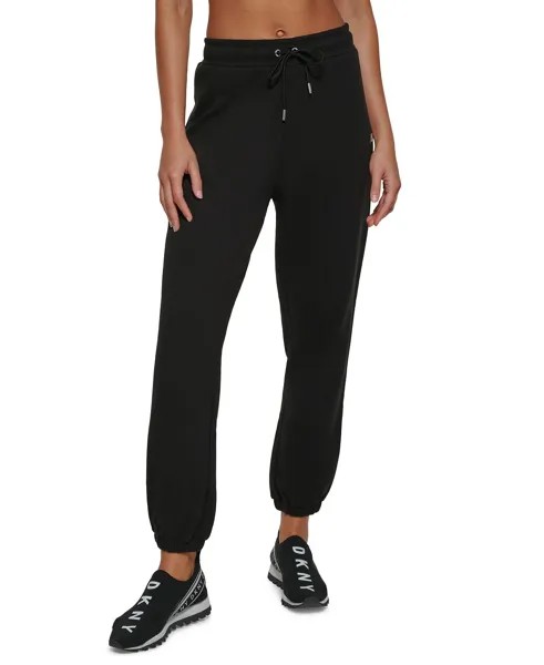 Женские спортивные штаны с металлическим логотипом DKNY, мульти