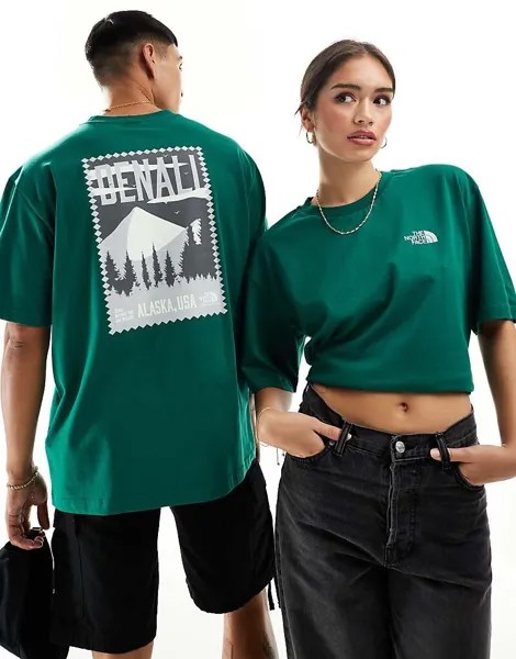 The North Face Футболка Oversize – Vintage Denali в цвете Dunkelgr cn mit R cckenprint