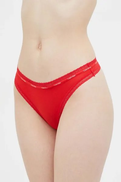Шлепки Calvin Klein Underwear, красный