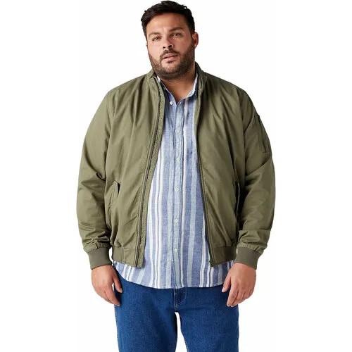 Бомбер Wrangler, размер M, зеленый, хаки