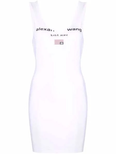 Alexander Wang платье с U-образным вырезом