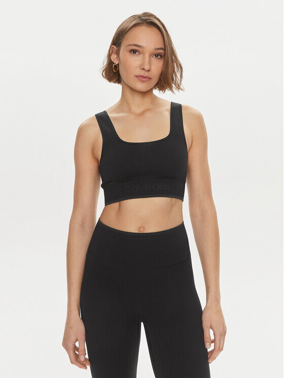 Спортивный топ Calvin Klein, черный