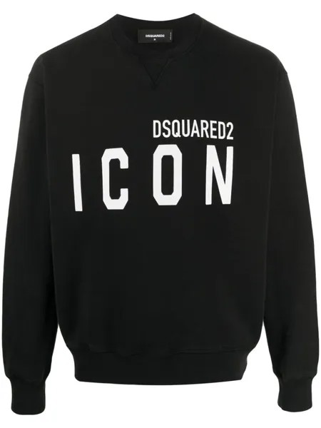 Толстовка с принтом Icon Dsquared2, черный