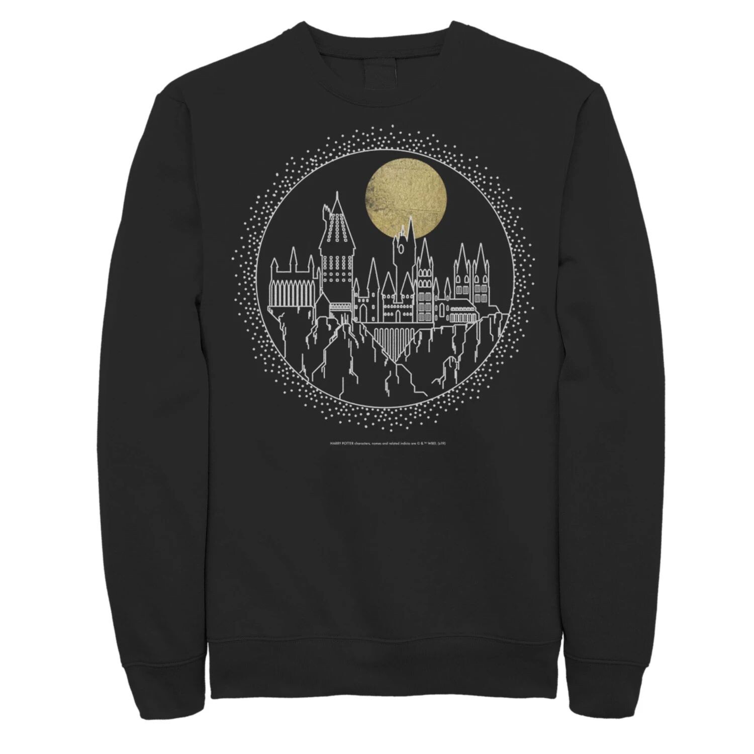 Мужской флисовый пуловер с рисунком «Дары смерти 2 Хогвартса» Harry Potter