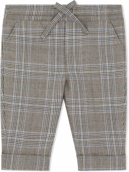 Dolce & Gabbana Kids прямые брюки в ломаную клетку