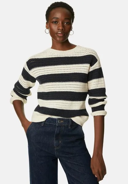 Вязаный джемпер RICH STRIPED CREW NECK Marks & Spencer, цвет navy mix