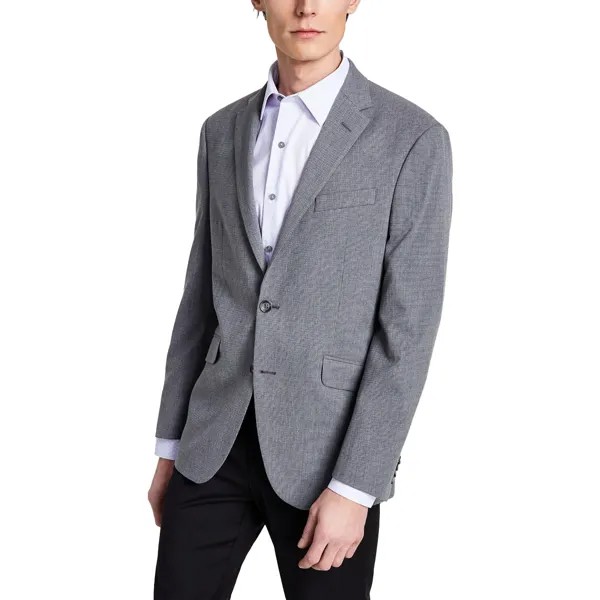 Мужская офисная спортивная куртка Clooney Slim-Fit Kenneth Cole Reaction, серый