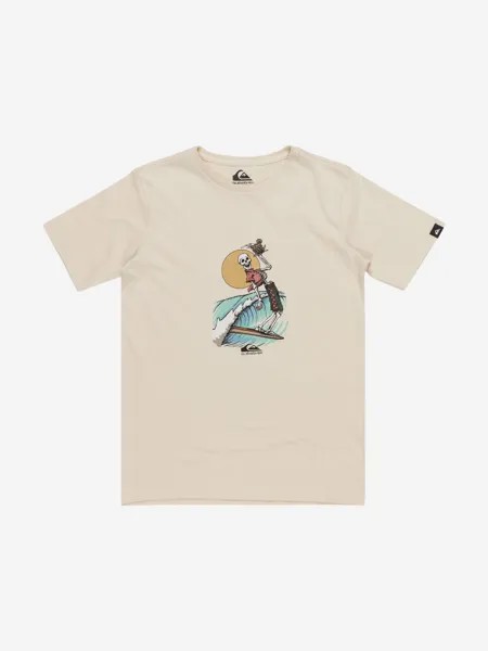 Футболка для мальчиков Quiksilver Never Ending Surf, Бежевый