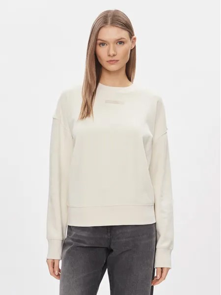 Толстовка обычного кроя Calvin Klein, экрю