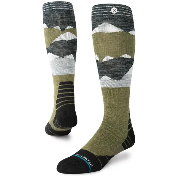 Носки Stance Lonely Peaks Snow, цвет Teal