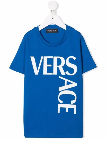 Versace Kids футболка с логотипом