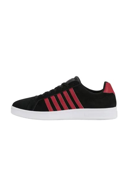 Кроссовки на шнуровке COURT K-SWISS, черный