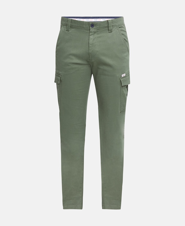 Брюки-карго Tommy Jeans, зеленый
