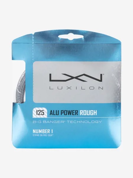 Струна для большого тенниса Wilson BB ALUPOWER ROUGH 125 ST, Серый