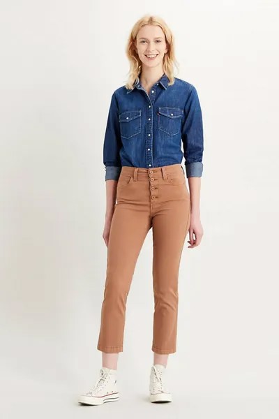 Бриджи женские Levi's 5573900040 коричневые 26