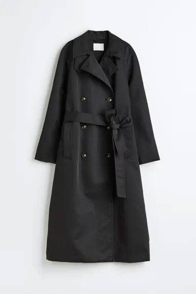 Плащ женский H&M 1128402001 черный L (доставка из-за рубежа)