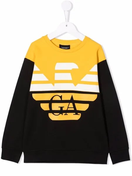 Emporio Armani Kids толстовка с логотипом