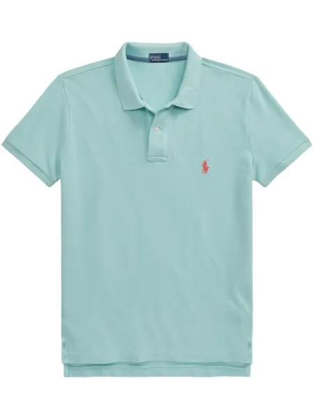 Polo Ralph Lauren рубашка поло с вышивкой Polo Pony, зеленый