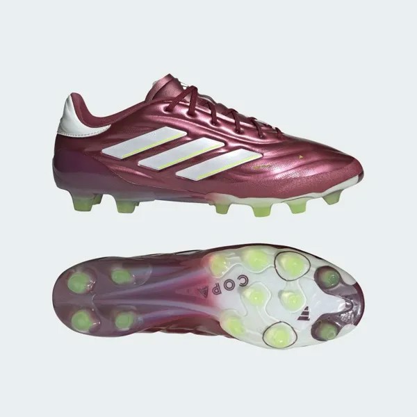 Бутсы Adidas COPA PURE II ELITE HG/AG / For soil and artificial turf / COPA PURE II ELITE HG/AG, цвет Shadow Red/White/Team Solar Yellow