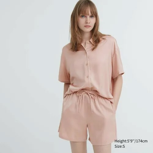 Пижама  Uniqlo, размер M, розовый