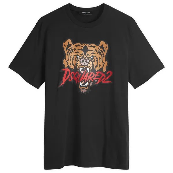 Футболка Dsquared2 Bears Logo T-Shirt, черный