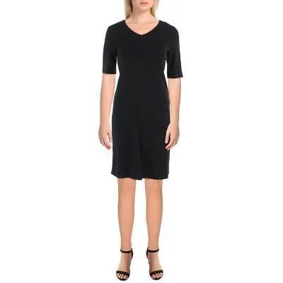 Женское короткое повседневное платье-футболка из смеси тенселя Eileen Fisher BHFO 7255