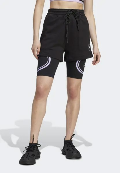 Спортивные шорты adidas by Stella McCartney, черный