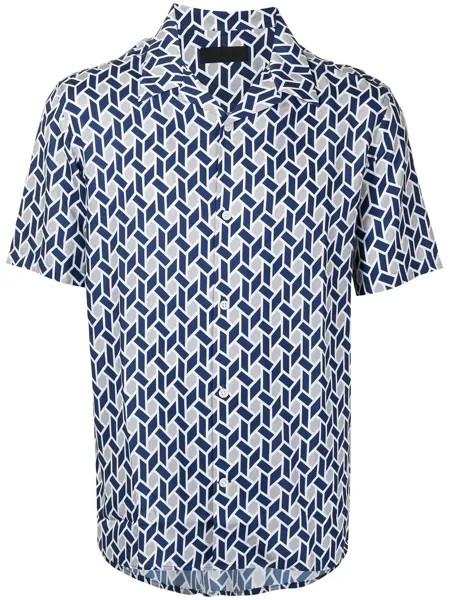 D'urban рубашка с короткими рукавами и геометричным принтом