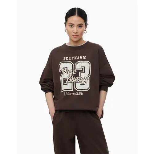 Свитшот Gloria Jeans, размер XXS/XS, коричневый