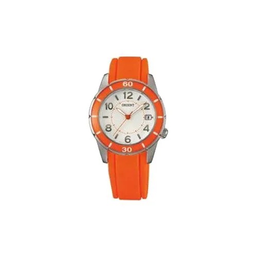 Наручные часы ORIENT UNF0004W, белый, оранжевый