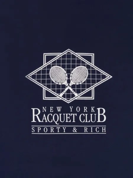 Sporty & Rich спортивные шорты NY Racquet Club, синий