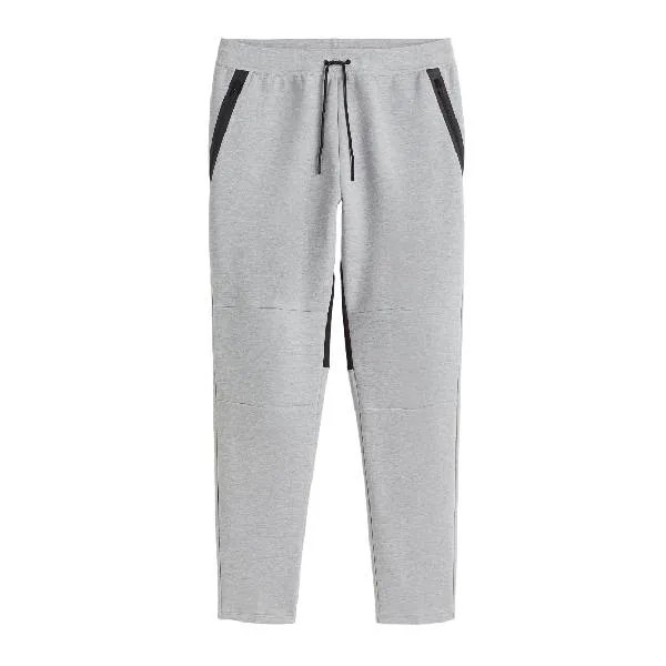 Спортивные джоггеры H&M Sports Joggers in DryMove, светло-серый меланж