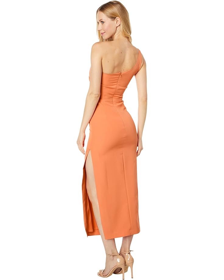 Платье Bardot Jenna One Shoulder Dress, цвет Orange Fizz
