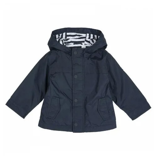 Куртка Chicco для мальчиков, с капюшоном, размер 092, цвет тёмно-синий