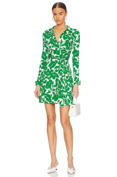 Платье Diane von Furstenberg Didi, цвет Flora Nocturna Green